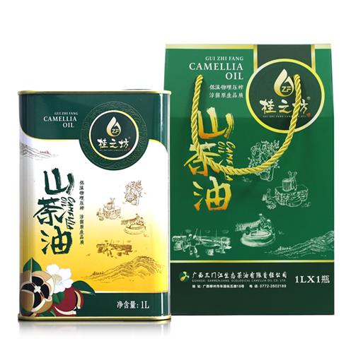 桂之坊山茶油 1L马口铁礼盒装